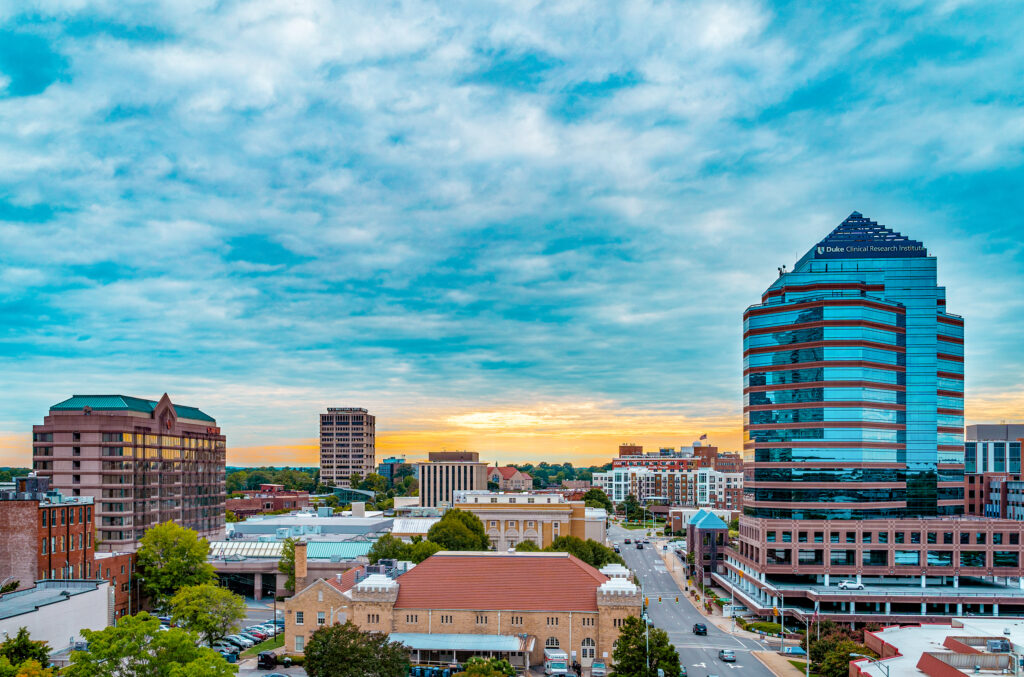 Durham, NC skyline